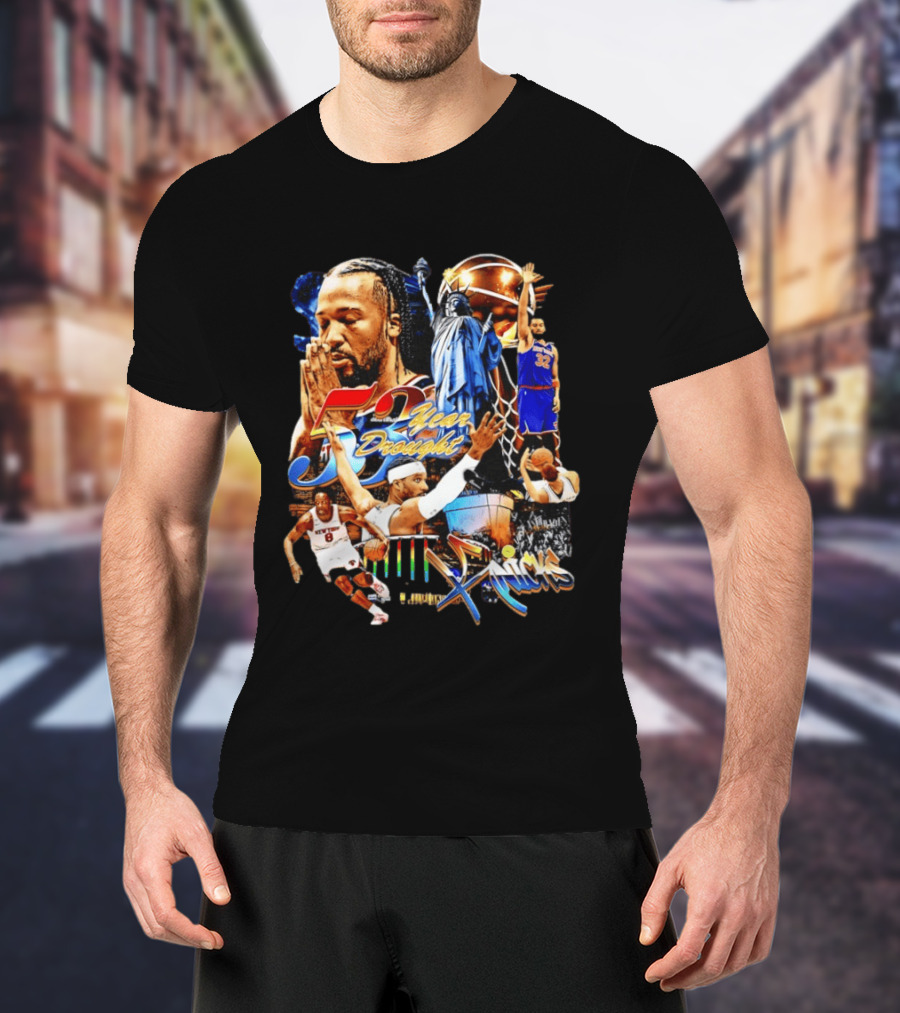Jalen Brunson Josh Hart 53 Year Drought New York Knicks Basketball Legends T-Shirt
