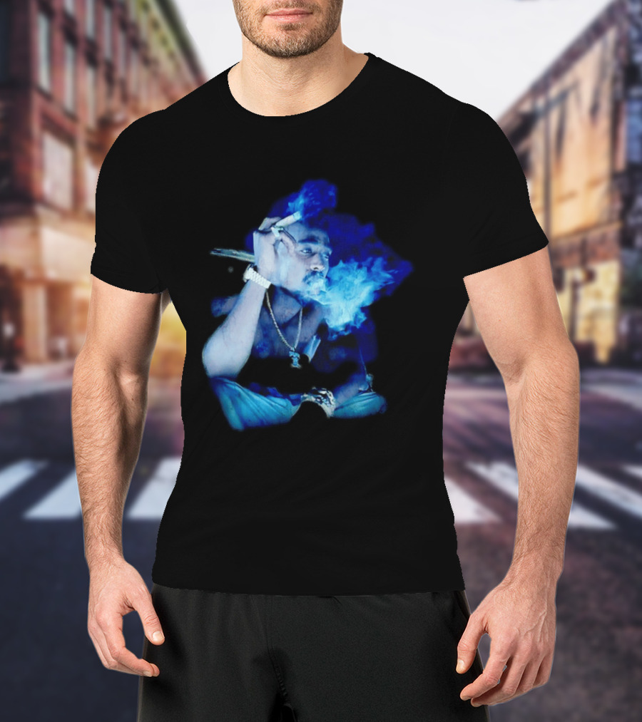 Janet Jackson Thug Life Smoking 2Pac T-Shirt