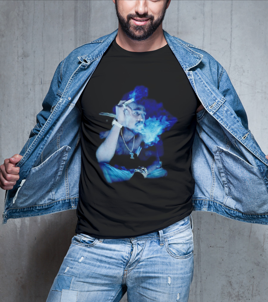 Janet Jackson Thug Life Smoking 2Pac T-Shirt