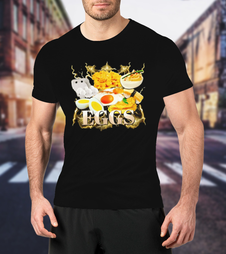 EGGS Lightning Breakfast Explosion Bootleg T-Shirt