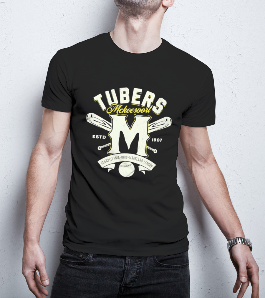 McKeesport Tubers Baseball Est 1907 Pennsylvania Ohio Maryland League T-Shirt