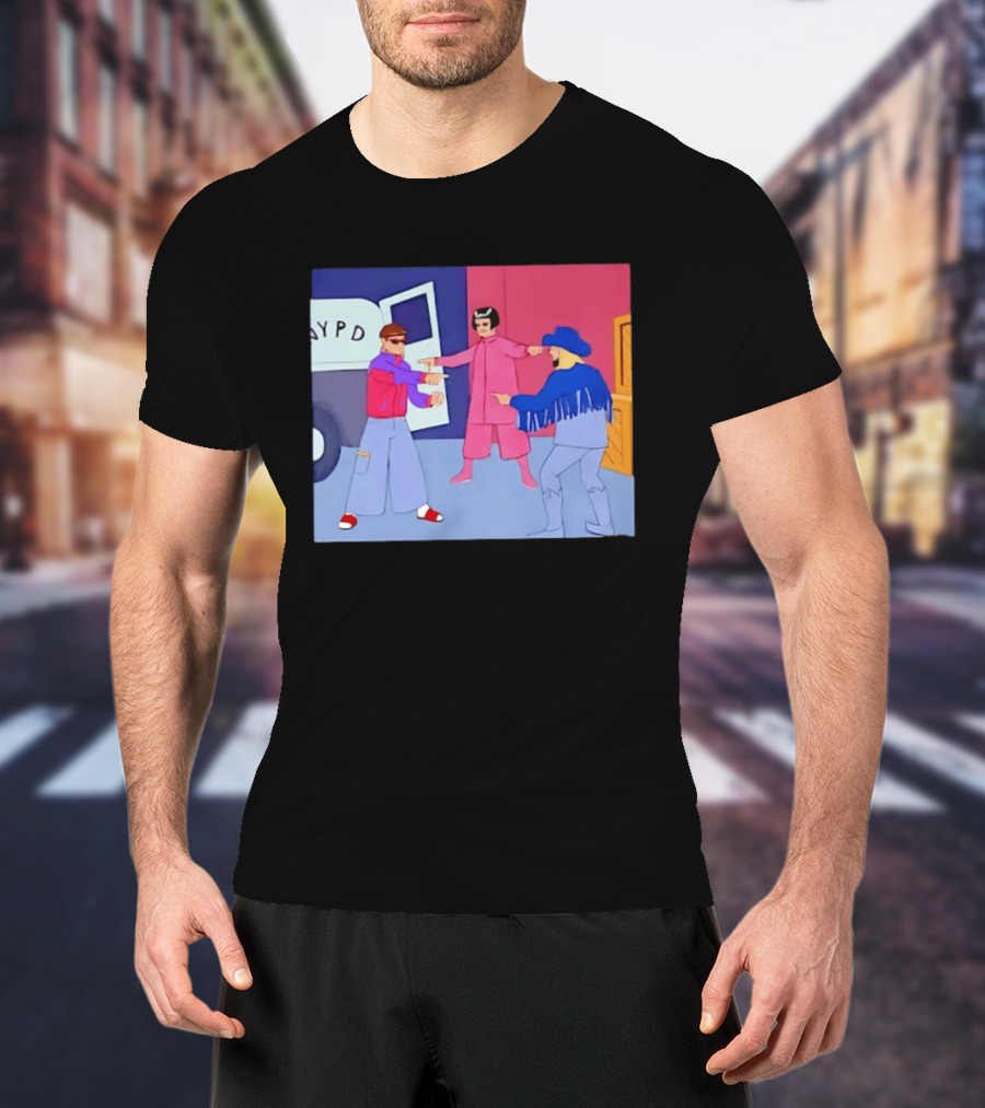 Oliver Tree NYPD Spider Man Pointing Meme T-Shirt