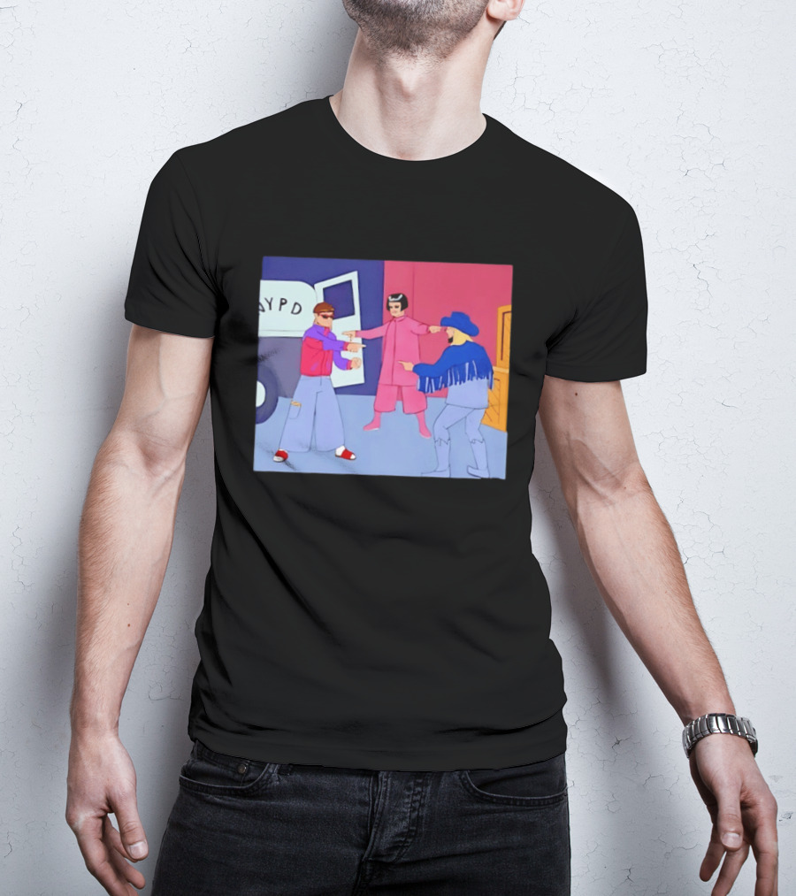 Oliver Tree NYPD Spider Man Pointing Meme T-Shirt