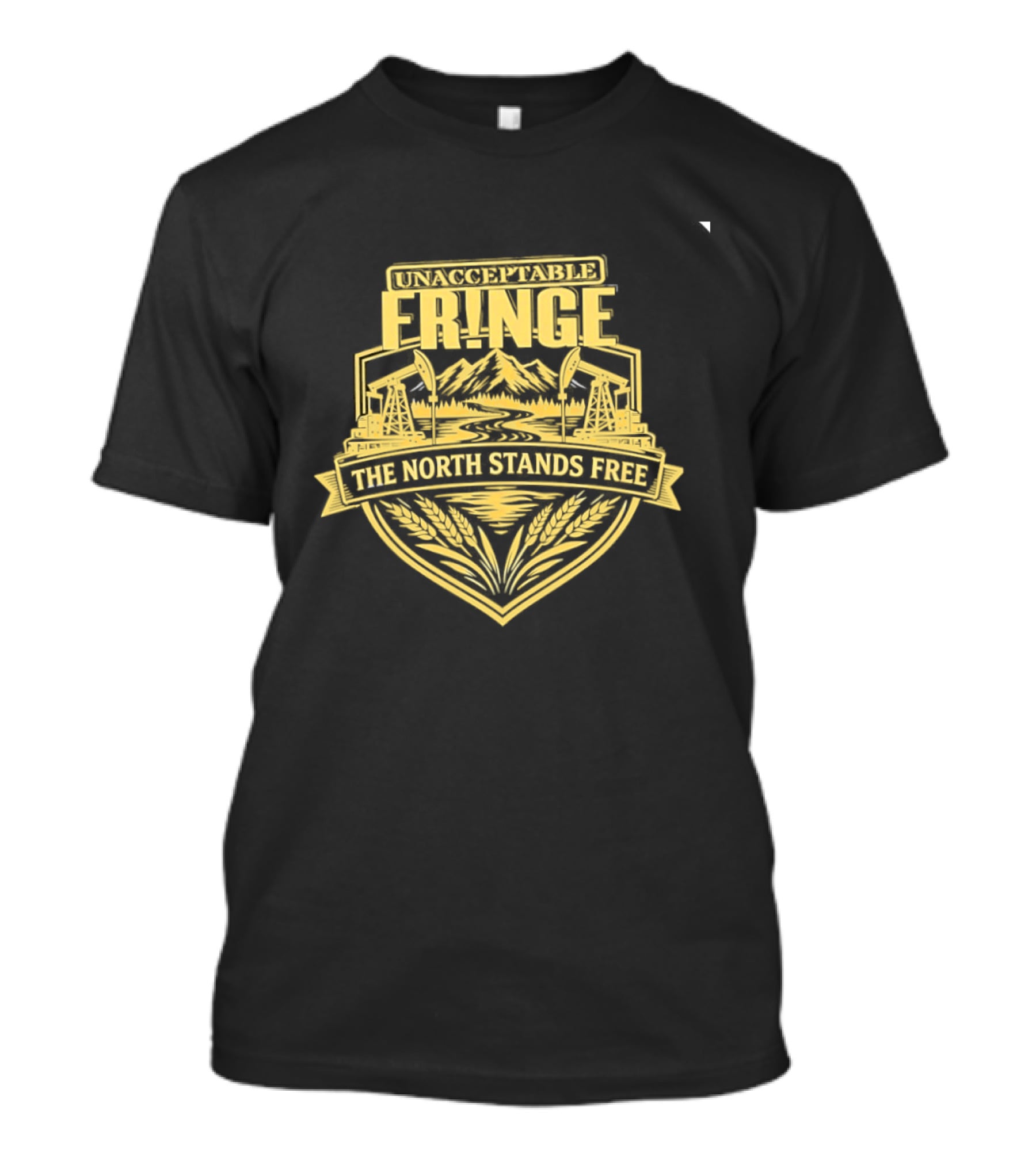 Unacceptable Fringe The North Stands Free Mountains And Stars T-Shirt