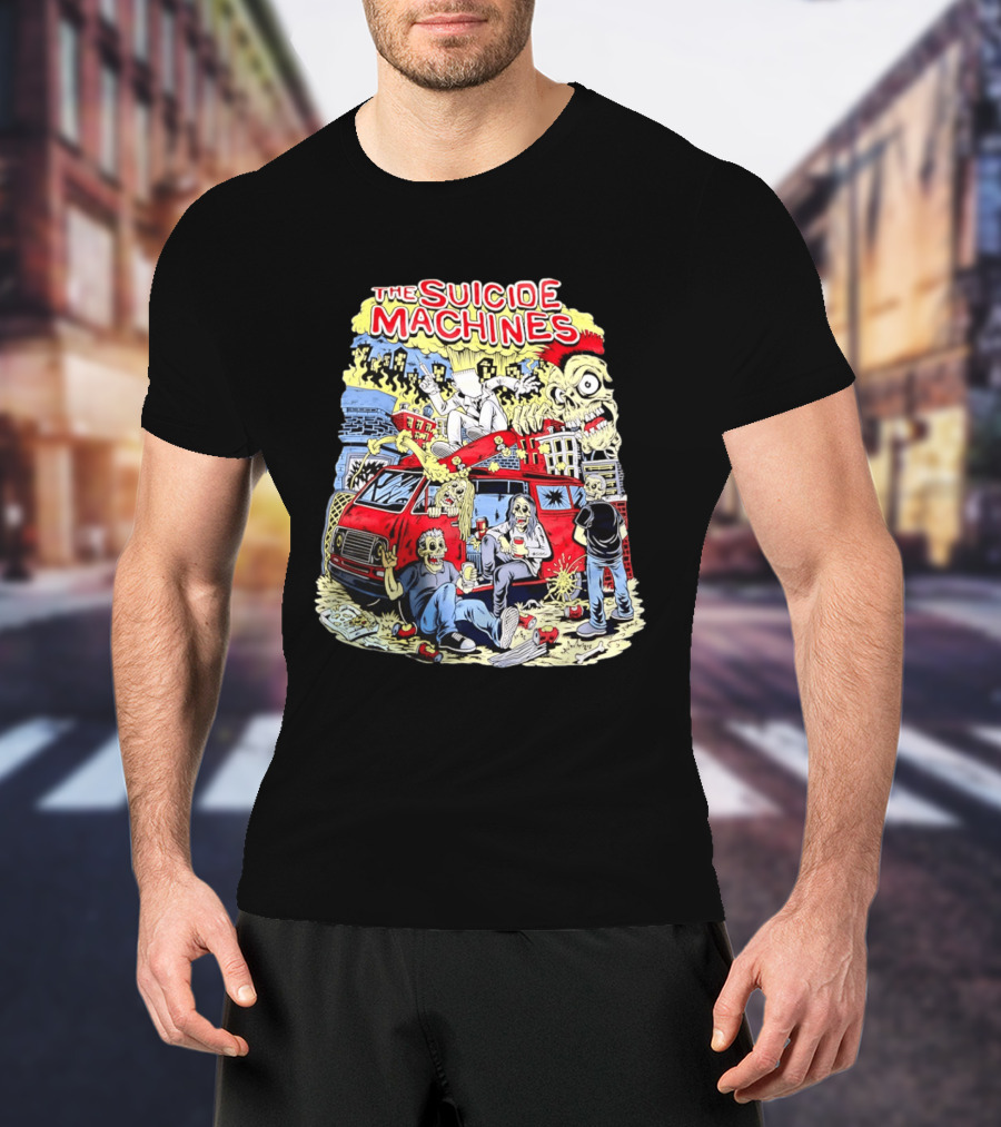 The Suicide Machines Punk Rock Zombie Van Frenzy T-Shirt