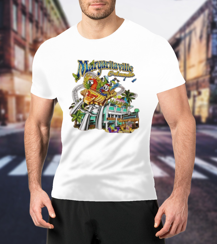 Margaritaville Orlando Volcano Blow It's 5 O' Somewhere T-Shirt