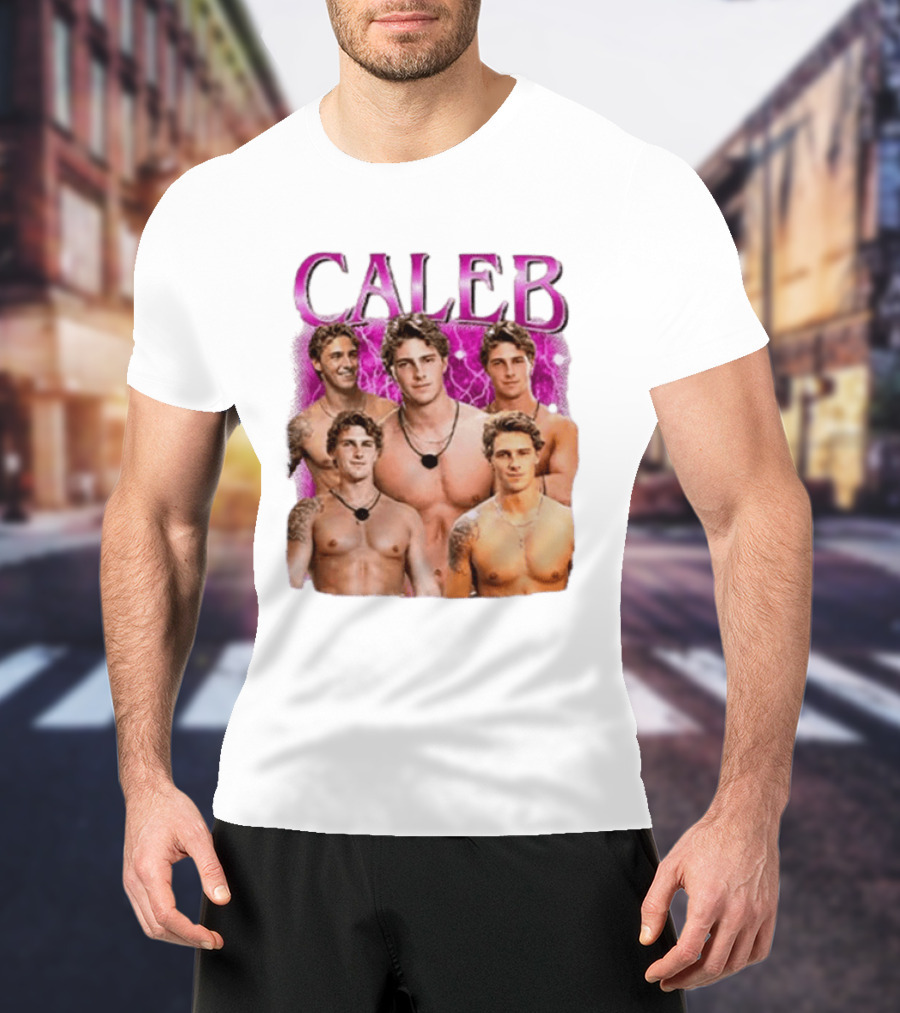 Caleb Love Island USA Reality TV Collage T-Shirt