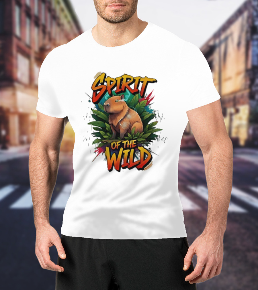 Spirit Of The Wild Capybara Nature Adventure T-Shirt