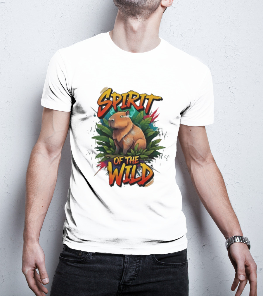 Spirit Of The Wild Capybara Nature Adventure T-Shirt