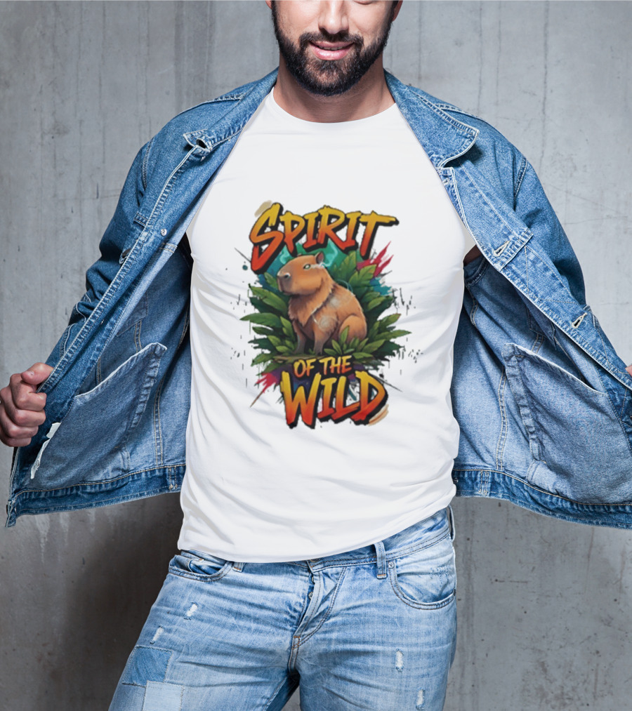 Spirit Of The Wild Capybara Nature Adventure T-Shirt