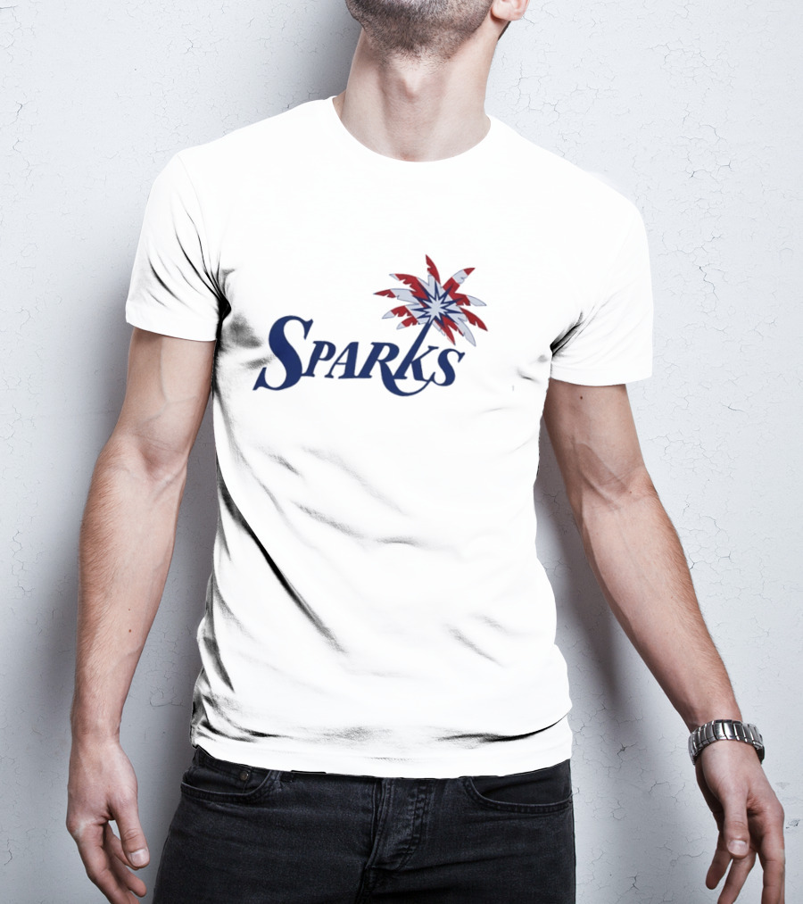Los Angeles Sparks Stars Stripes Palm Tree Flag T-Shirt