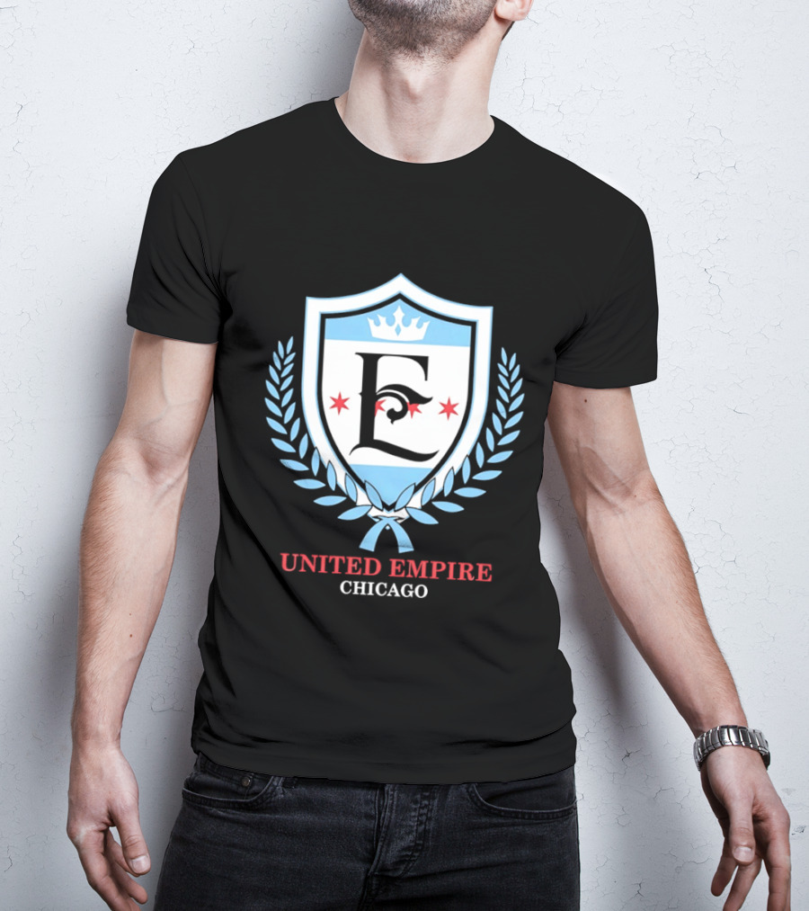 United Empire Chicago E Shield Stars Crown Laurel T-Shirt