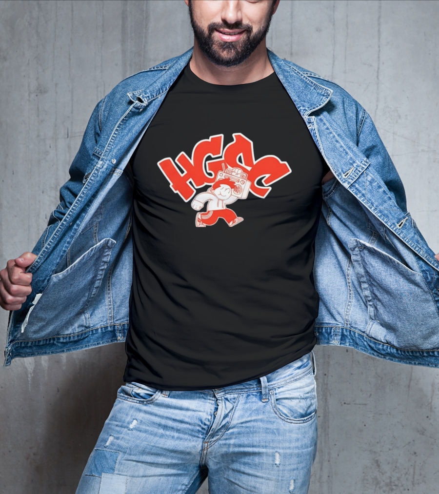 HGSC Hip Hop Boombox Radio 80s Music T-Shirt