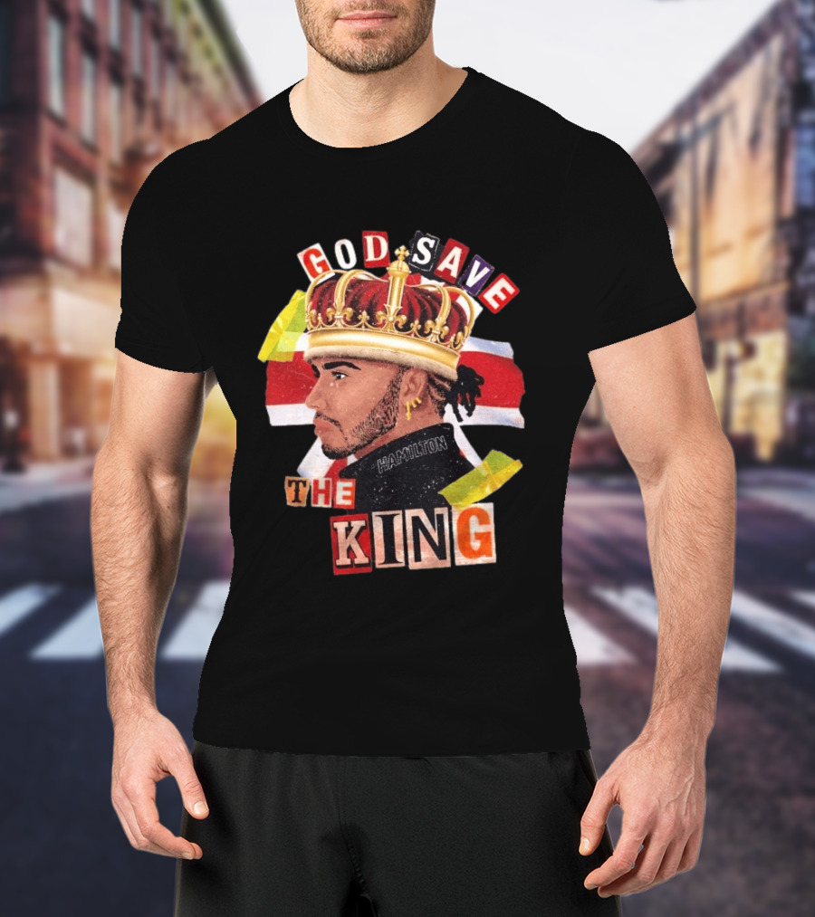 God Save The King Lewis Hamilton Crowned British Champion T-Shirt