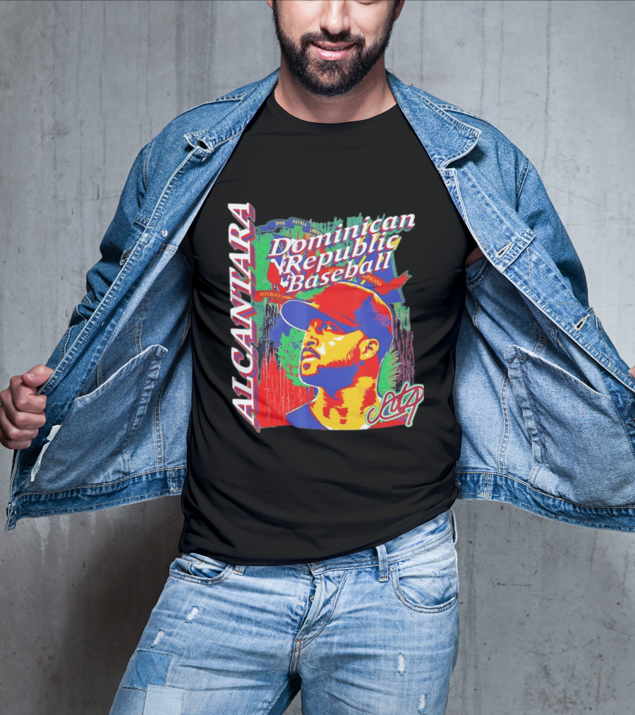 Alcantara Dominican Republic Baseball MLB Sandy T-Shirt