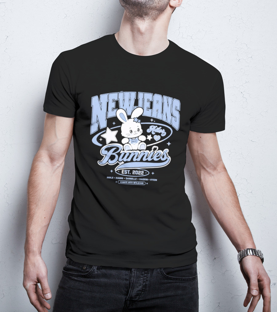 NewJeans Bunnies Est 2022 Haerin Minji Hanni Danielle Hyein Always With NewJeans T-Shirt