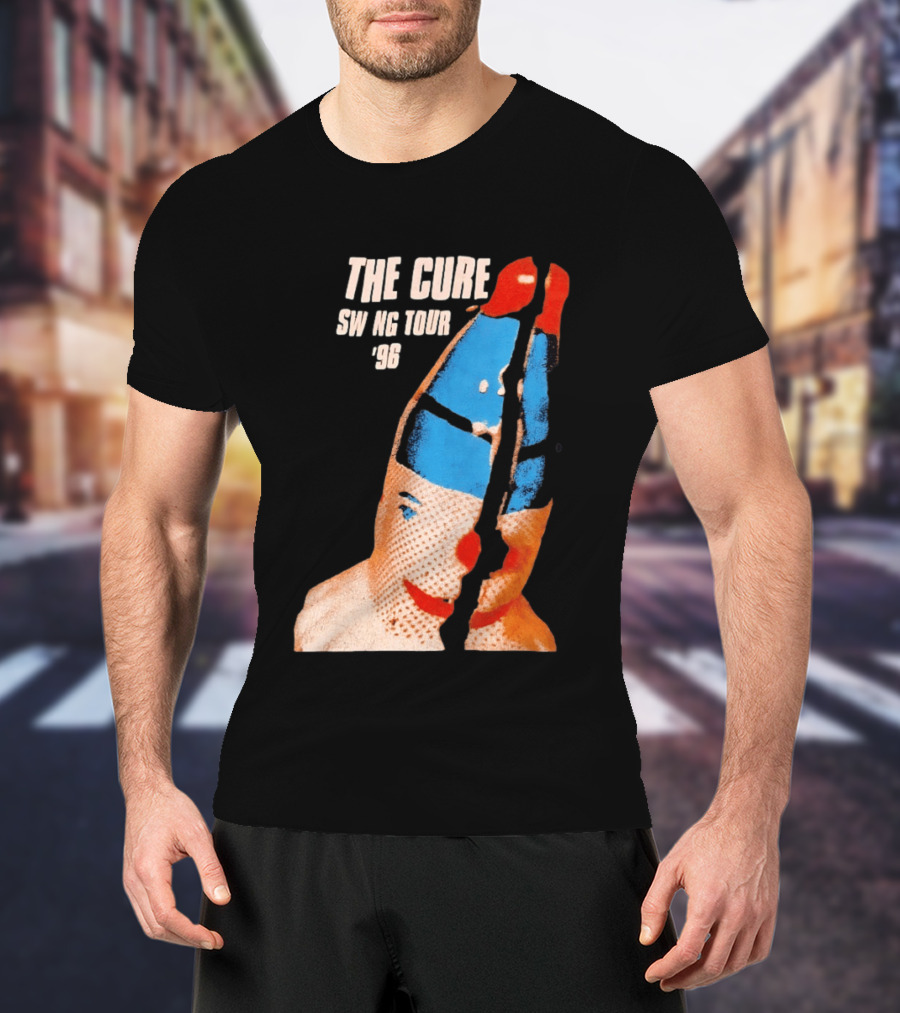 The Cure Swing Tour 96 Clown Face T-Shirt