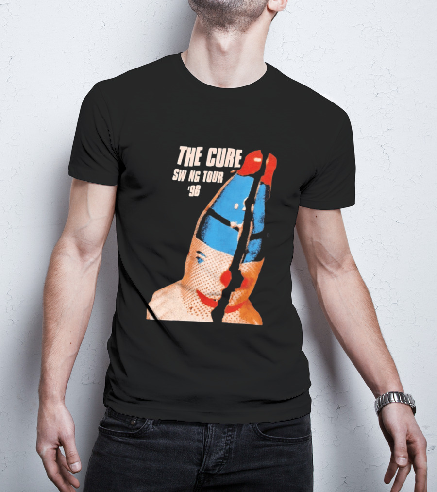 The Cure Swing Tour 96 Clown Face T-Shirt