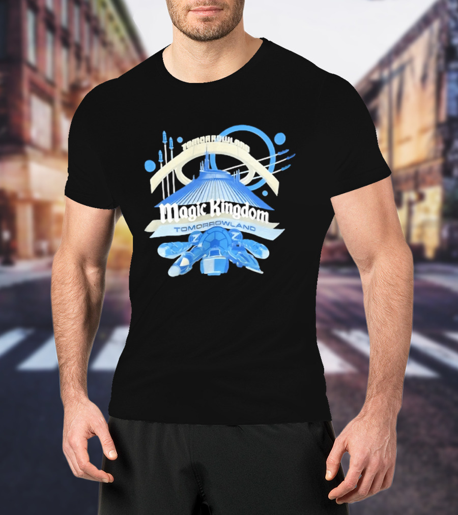 Tomorrowland Magic Kingdom Walt Disney World Spaceship And Futuristic T-Shirt