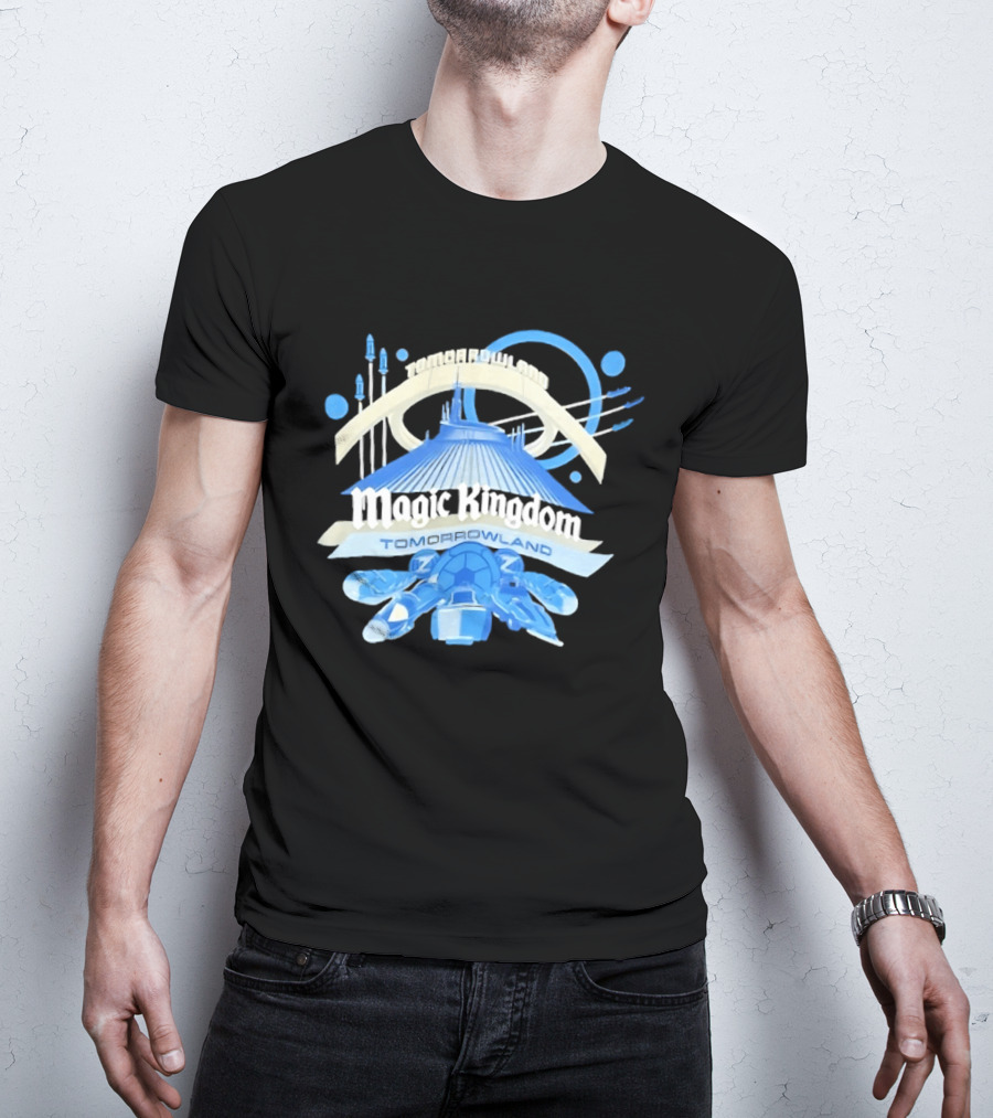 Tomorrowland Magic Kingdom Walt Disney World Spaceship And Futuristic T-Shirt
