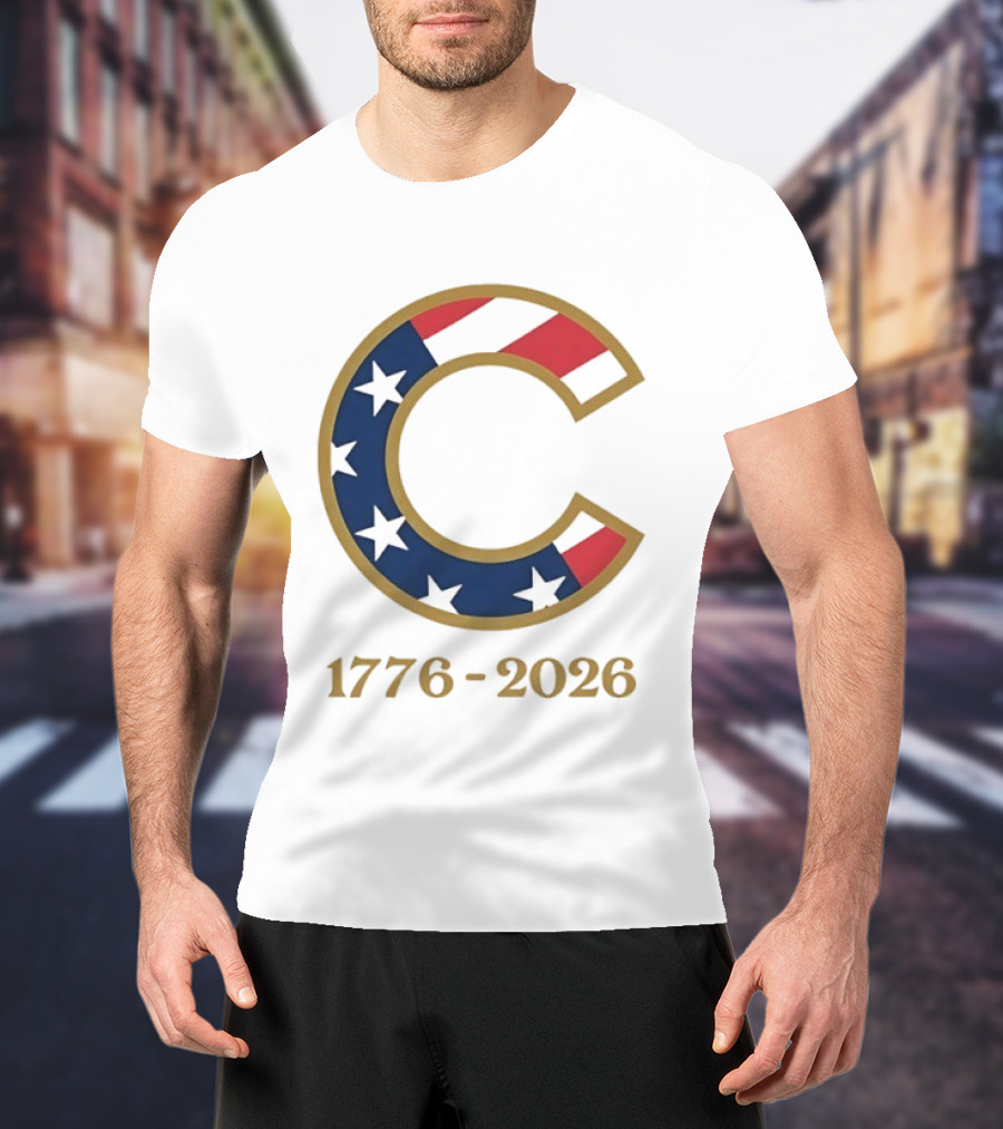 Chicago Cubs 1776 2026 Stars Stripes Fourth Of July MLB Anniversary T-Shirt