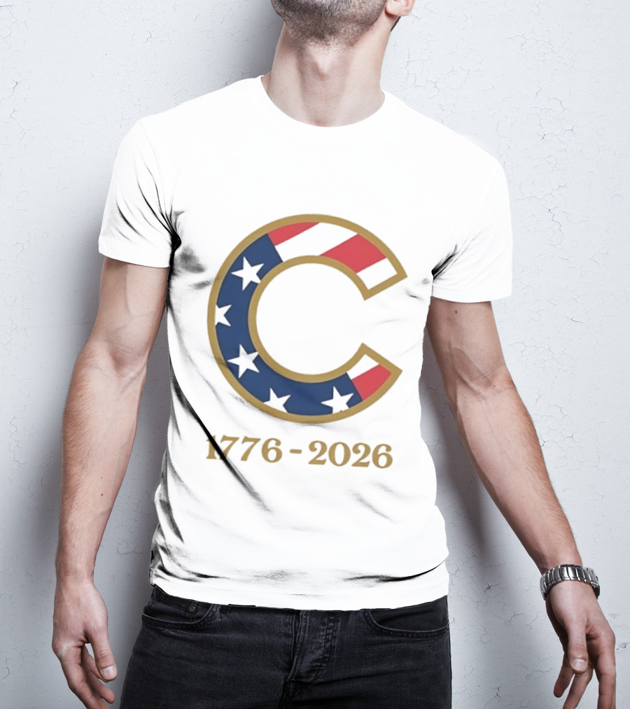 Chicago Cubs 1776 2026 Stars Stripes Fourth Of July MLB Anniversary T-Shirt