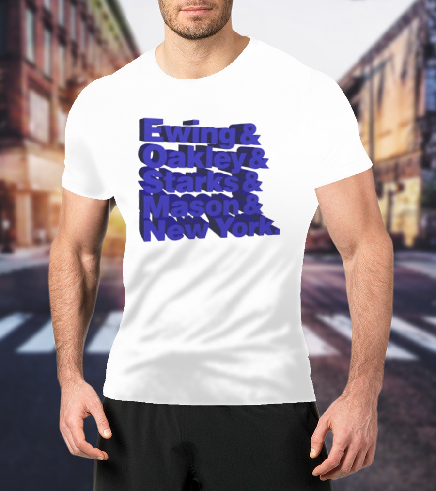 Ewing Oakley Starks Mason New York Knicks Legends T-Shirt