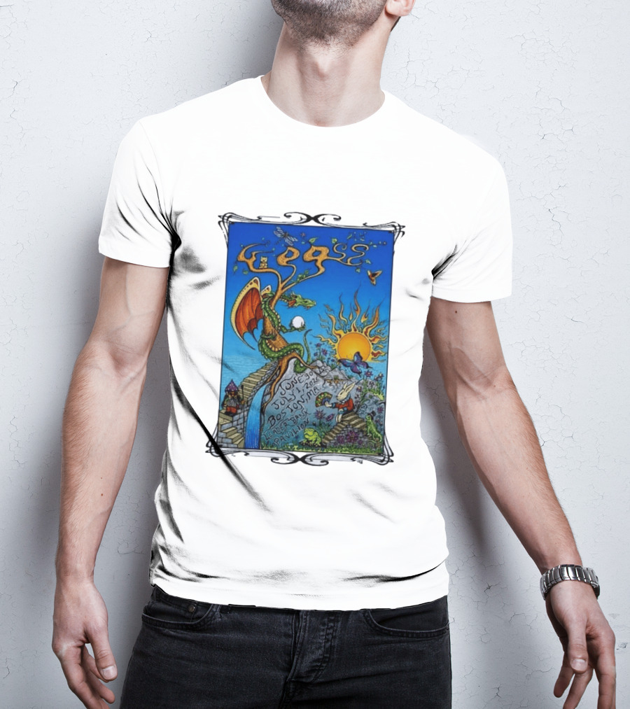 Goose July 2026 Boston Dragon Fantasy Art Leader Bank Pavilion T-Shirt
