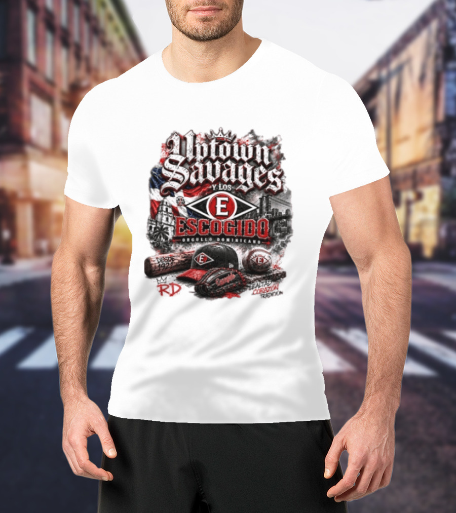 Uptown Savages Y Los Escogido Desde 1922 Orgullo Dominicano Tradición RD T-Shirt