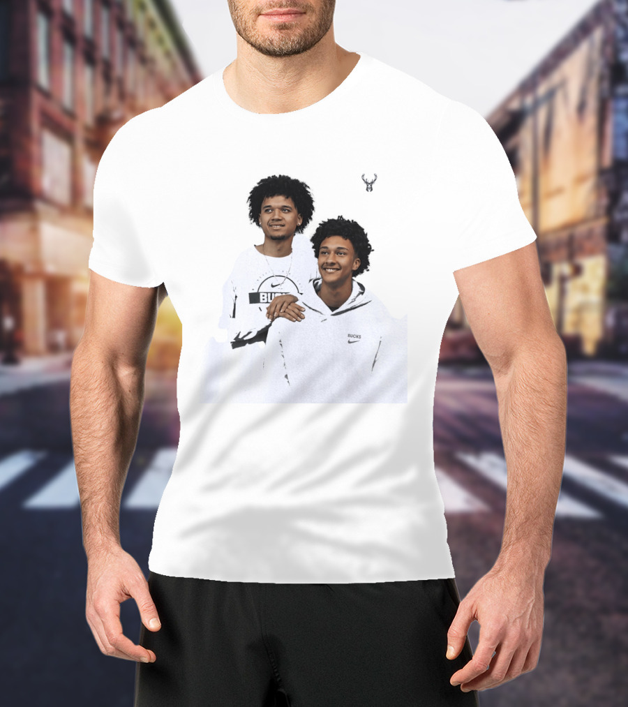 Nate Ament Brayden Burries Milwaukee Bucks Basketball Nike Step Brothers T-Shirt