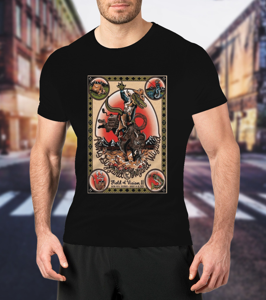 King Gizzard And The Lizard Wizard Field Of Vision II Buena Vista Colorado August 14 16 2026 T-Shirt