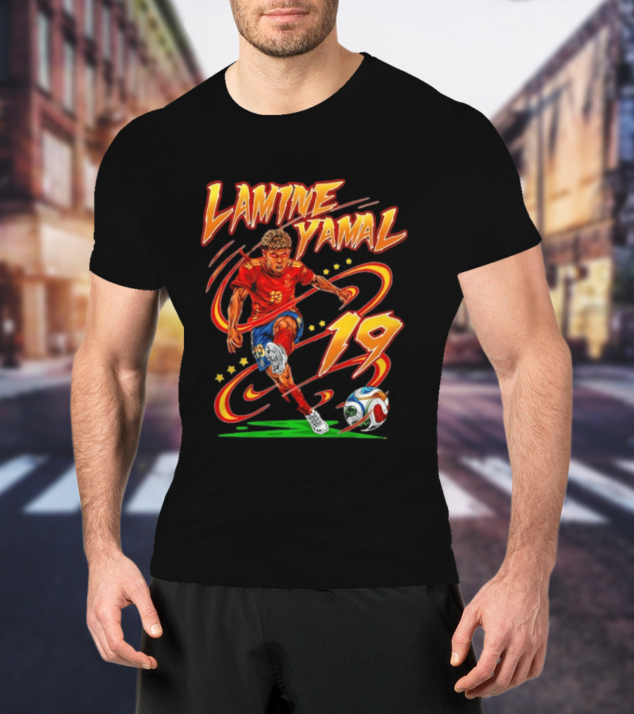 Lamine Yamal Spain National Football Team 19 Soccer Star T-Shirt