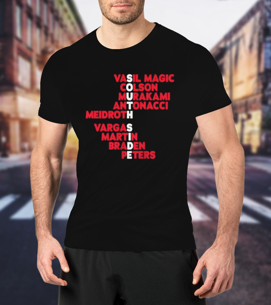 South Side Baseball 2026 Vasil Magic Colson Murakami Antonacci White Sox T-Shirt