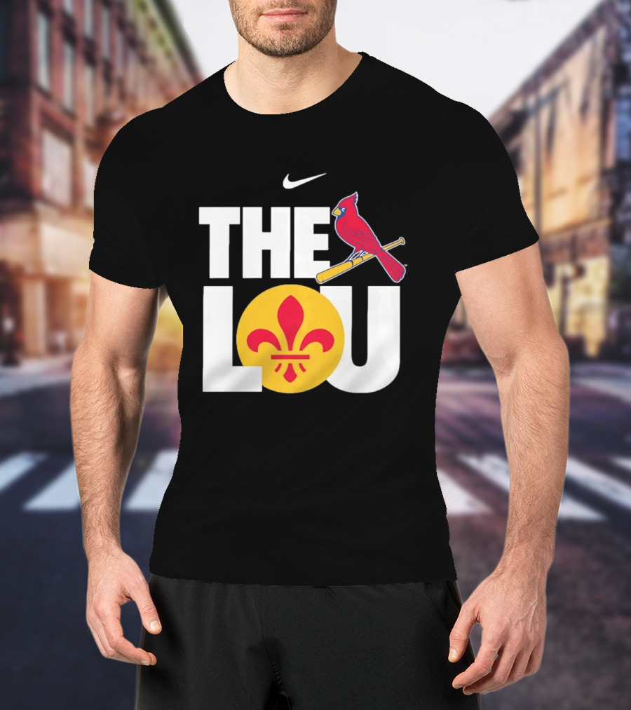 Nike St. Louis Cardinals The Lou Fleur De Lis Classic Baseball Fan Gear T-Shirt