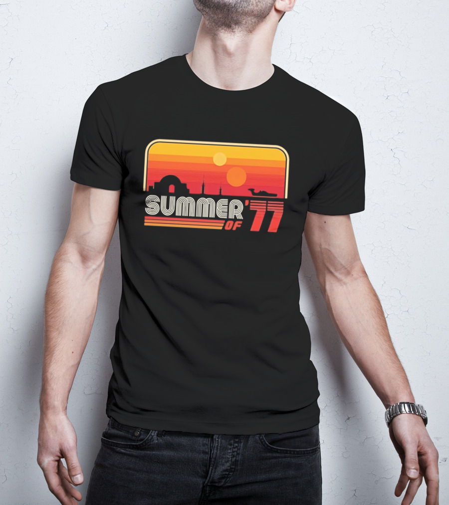 Summer Of '77 Retro Sunset Vibes T-Shirt