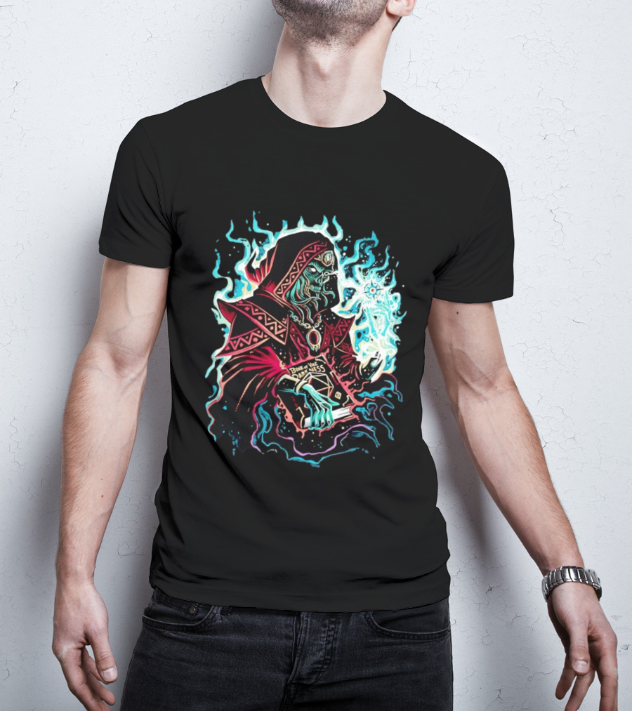 The Arch Lich Archlich Book Of Darkness Magic Dungeons And Dragons T-Shirt