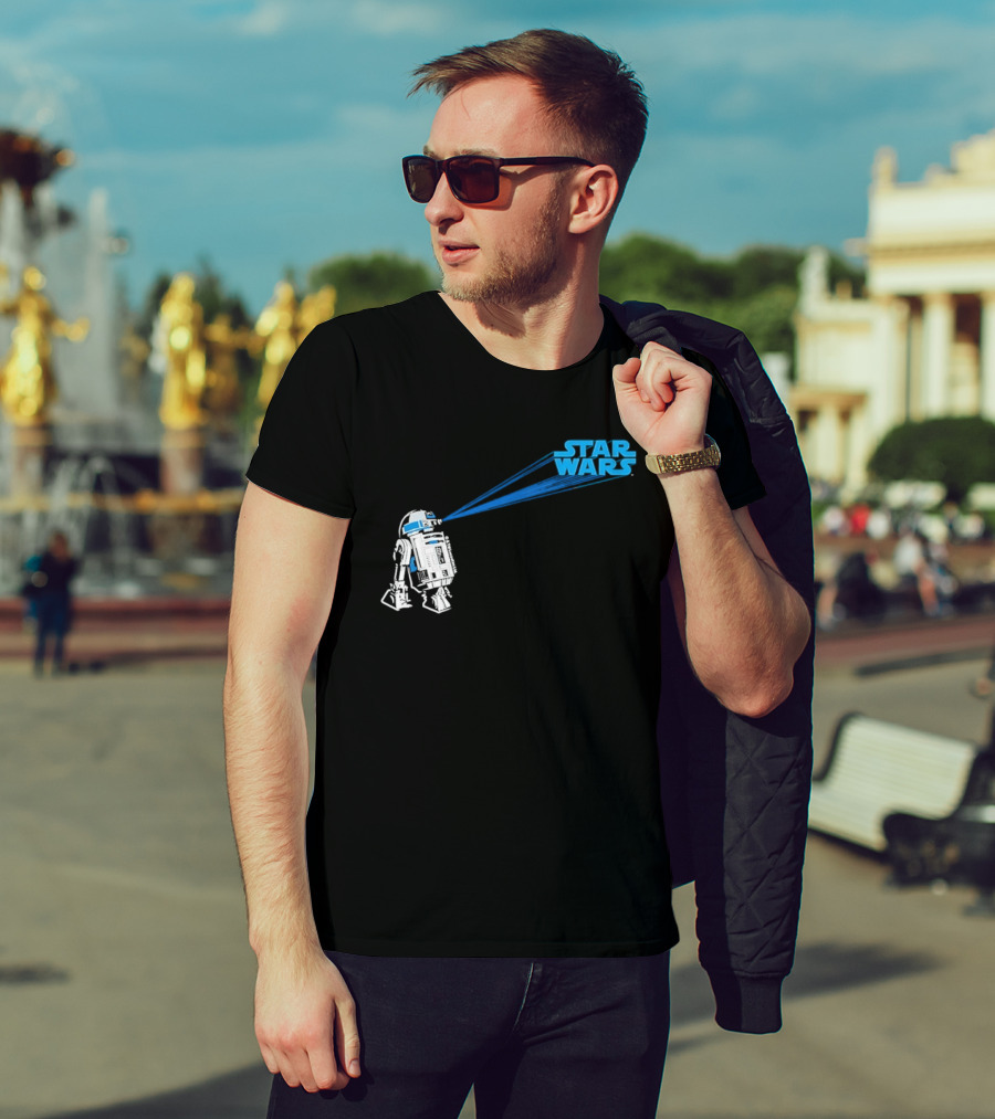 Star Wars R2D2 Projection T-Shirt