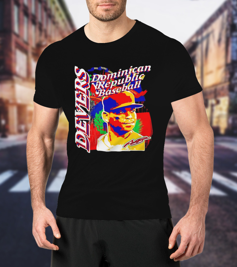 Rafael Devers Dominican Republic Baseball Boston Red Sox T-Shirt