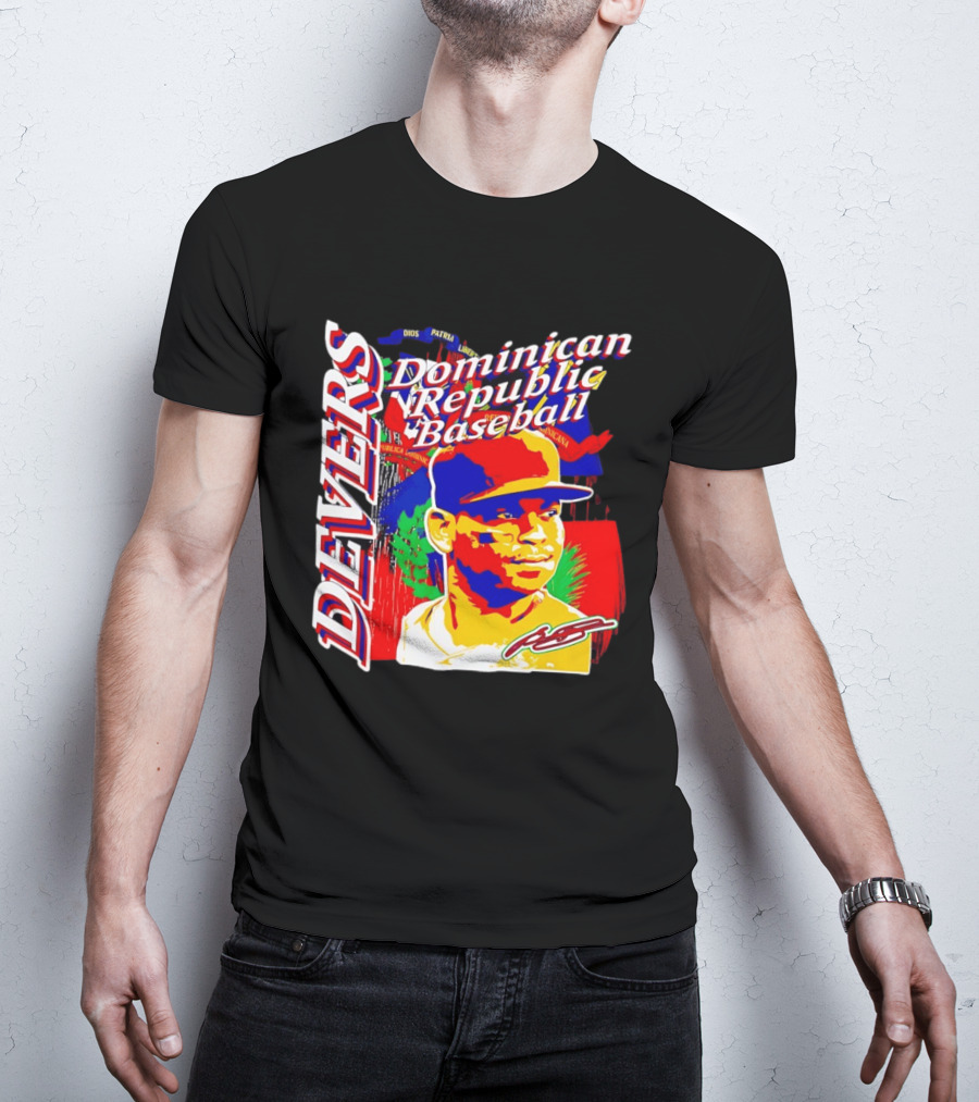 Rafael Devers Dominican Republic Baseball Boston Red Sox T-Shirt