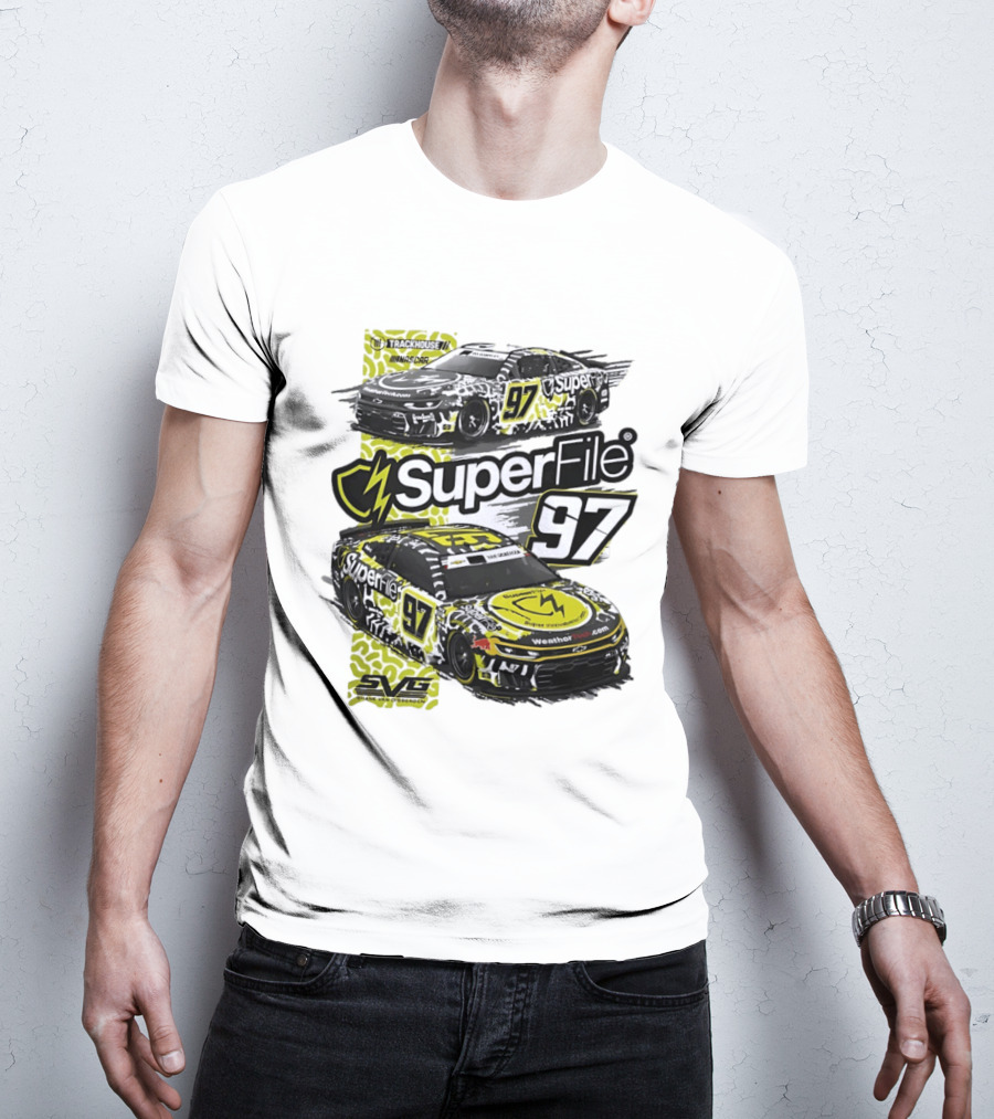 SuperFile 97 Shane Van Gisbergen NASCAR Trackhouse Racing Lefty Out There T-Shirt
