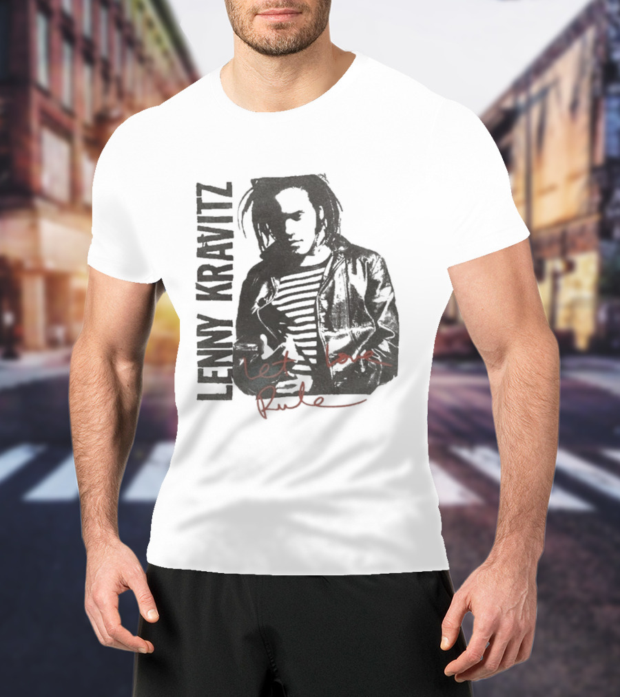 Lenny Kravitz Let Love Rule High Contrast T-Shirt
