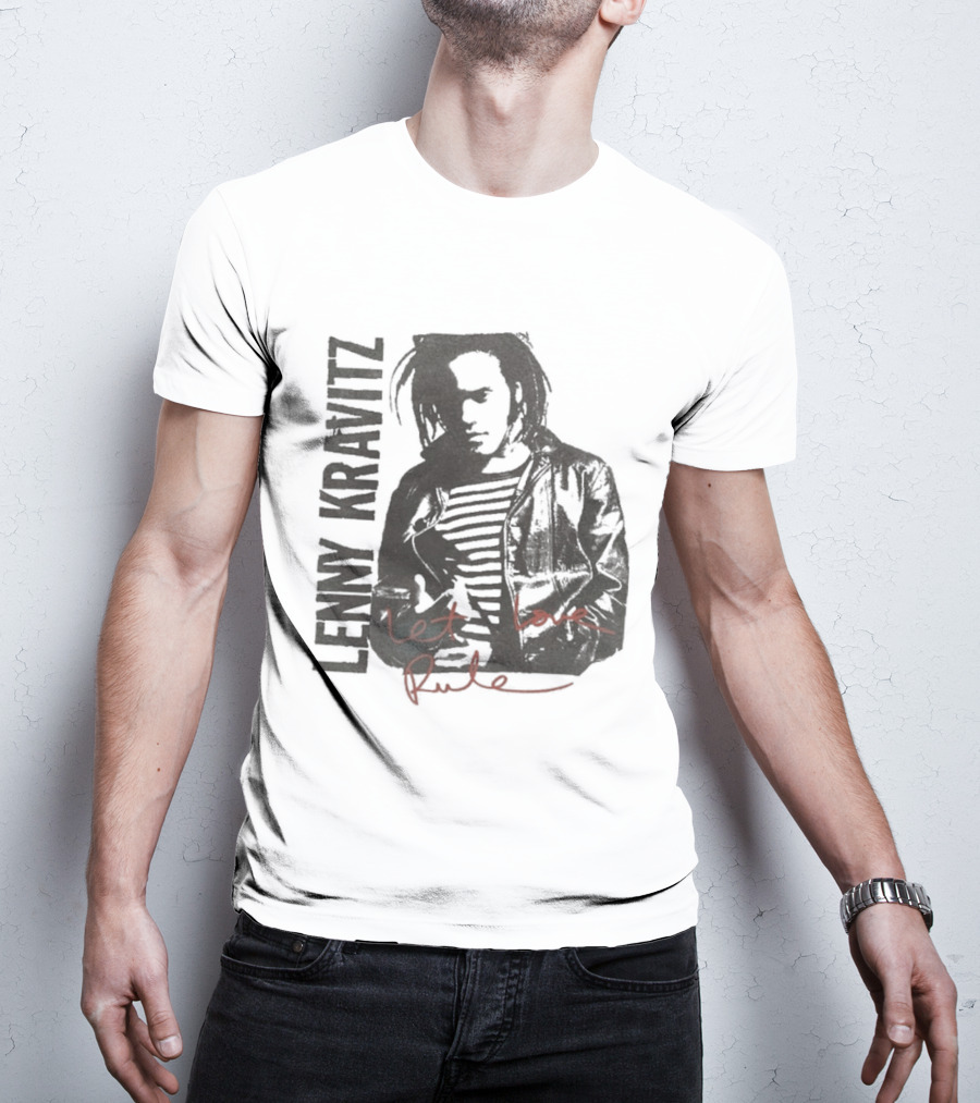 Lenny Kravitz Let Love Rule High Contrast T-Shirt