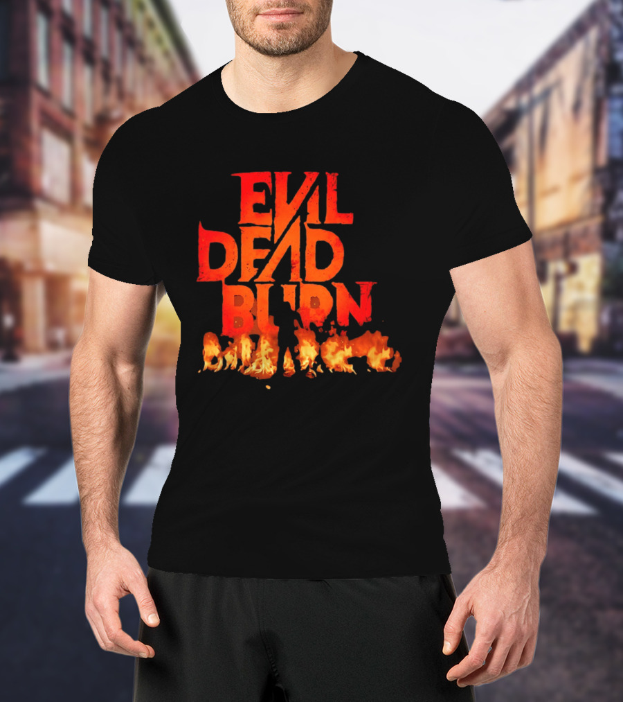 Evil Dead Burn Flaming T-Shirt