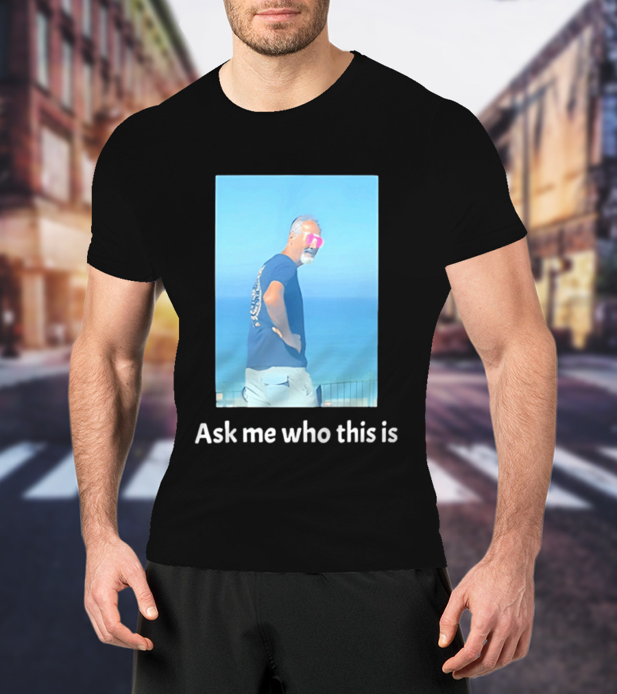 Ask Me Who This Is Hideo Kojima Scenic Beach T-Shirt