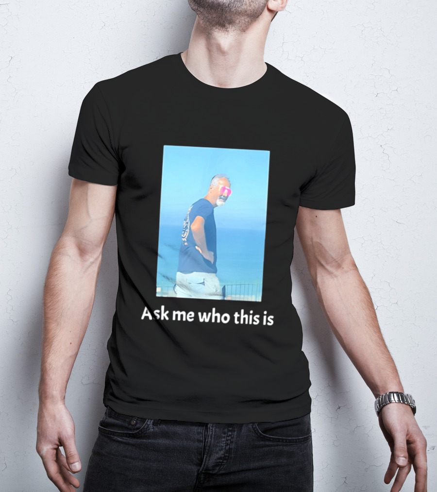 Ask Me Who This Is Hideo Kojima Scenic Beach T-Shirt