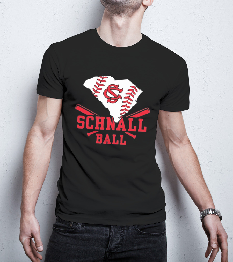 Schnall Ball South Carolina Gamecocks Baseball Paul Mainieri T-Shirt