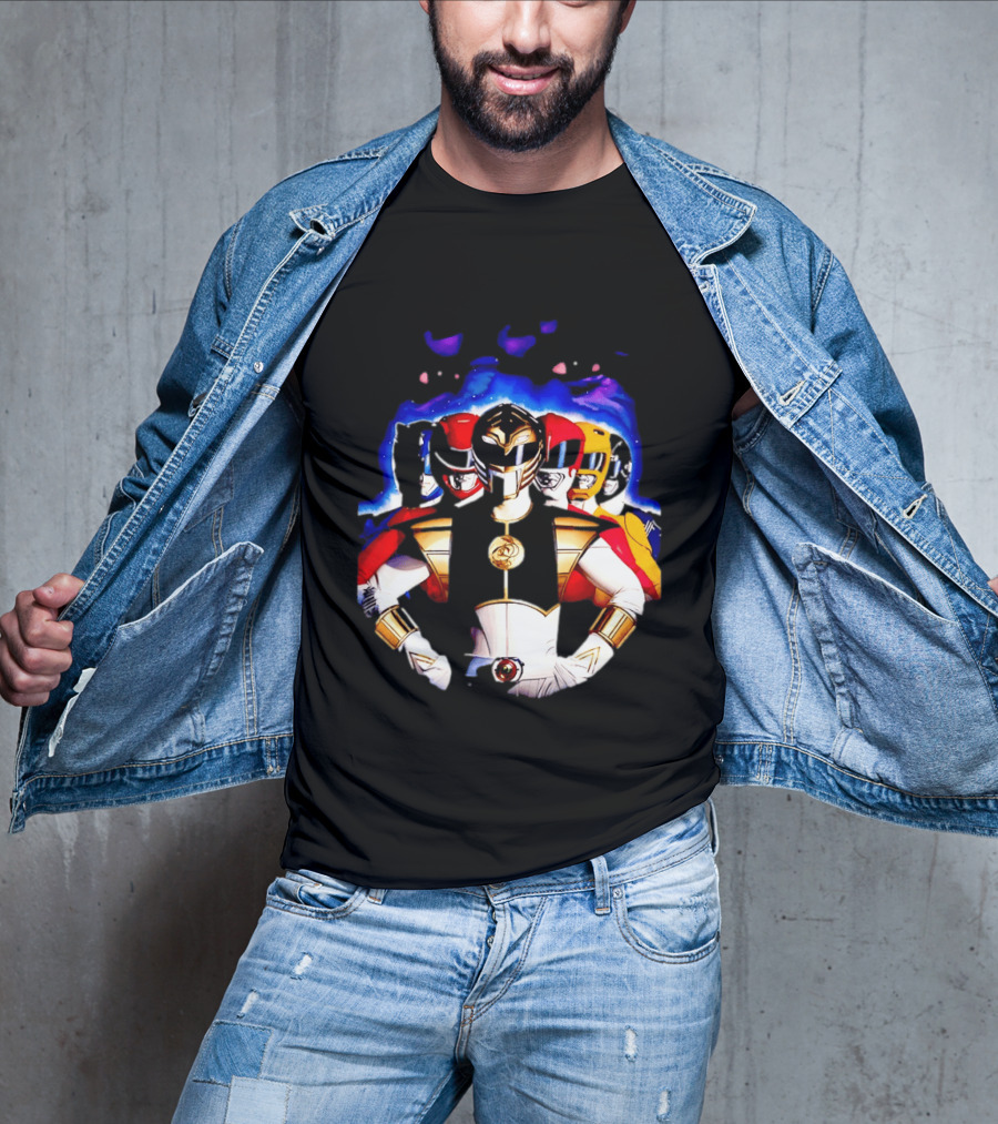 Power Rangers White Ranger Mighty Morphin Team Legacy T-Shirt