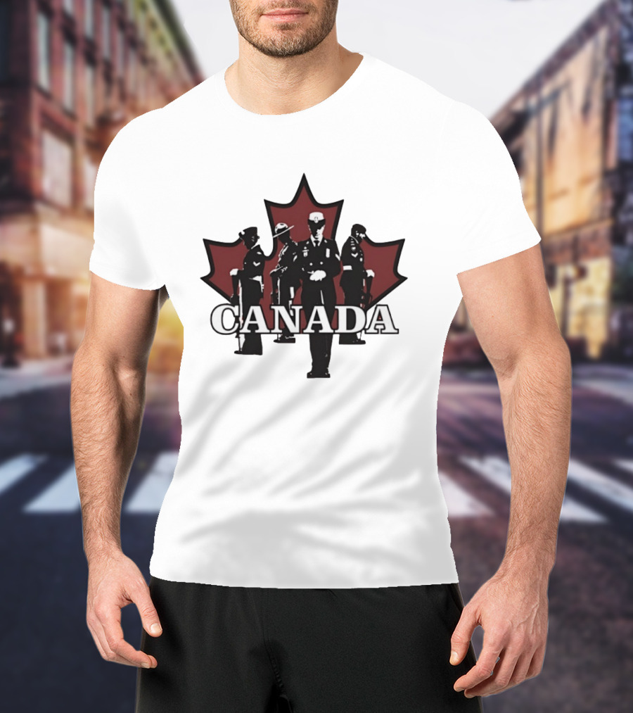 Canada Maple Leaf Canadian Armed Forces Personnel T-Shirt