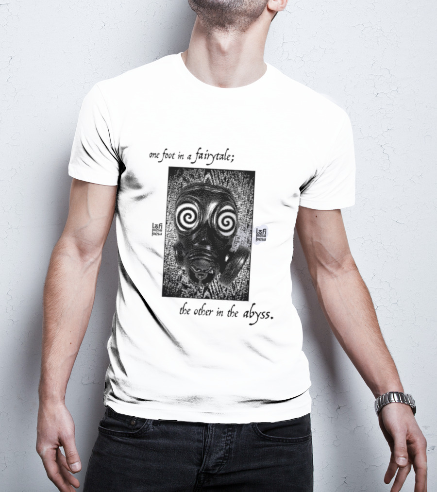 One Foot In A Fairytale The Other In The Abyss Hypnotic Spiral Eyes Face T-Shirt