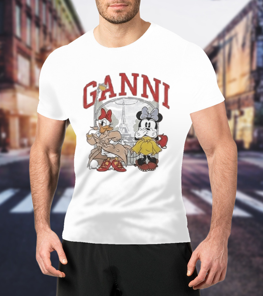 GANNI Disney Minnie Daisy Paris T-Shirt